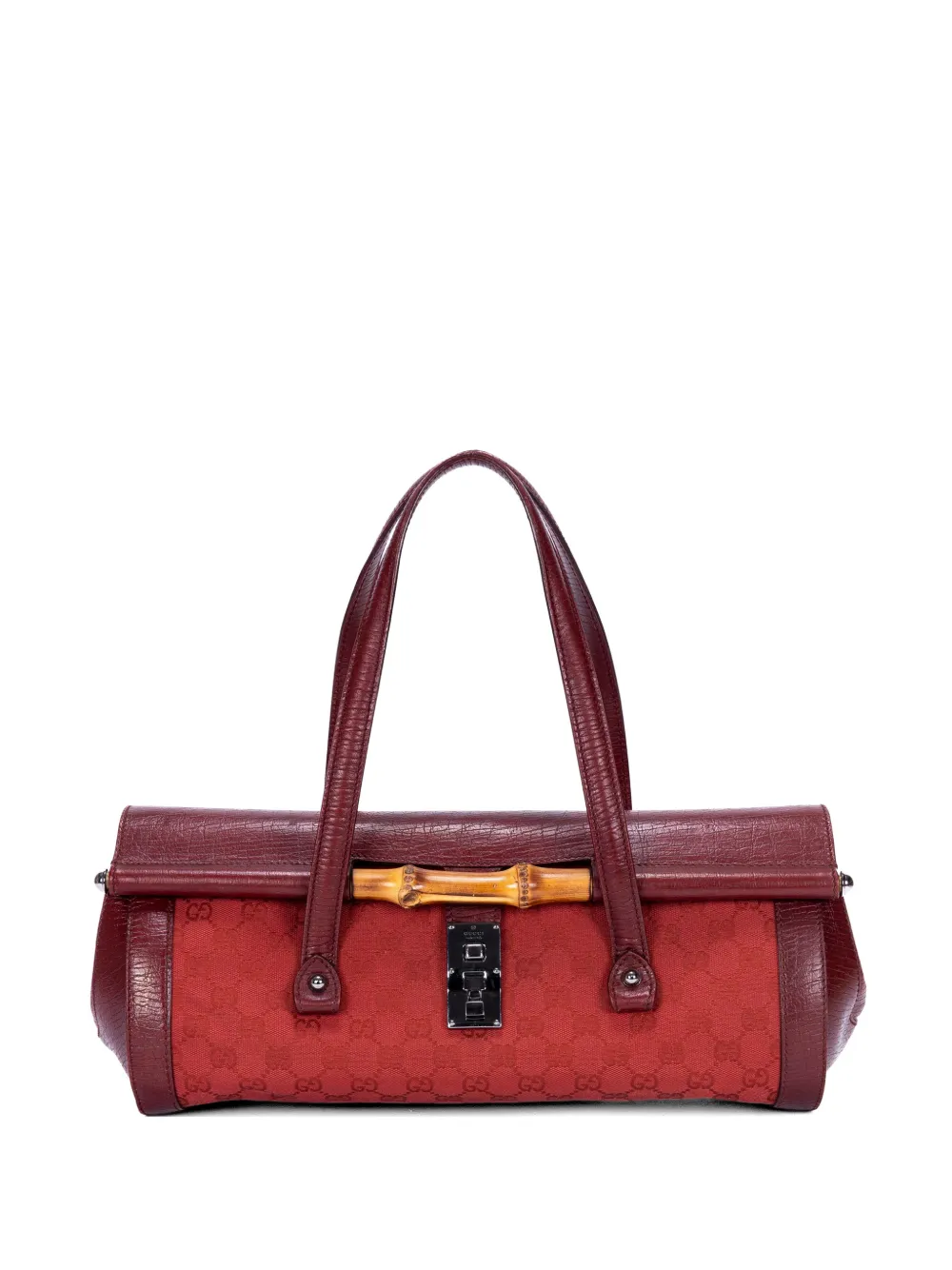 Gucci Pre-Owned Bamboo Bullet shoulder bag - Rot