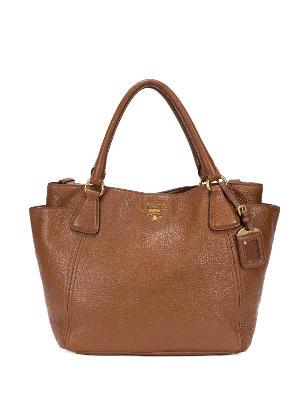 Prada Pre-Owned side-pocket tote bag - Braun