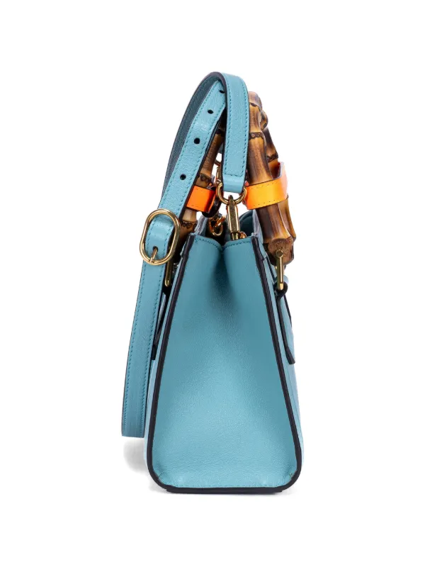 Gucci Pre-Owned ダイアナ バンブー ハンドバッグ | ブルー | FARFETCH JP
