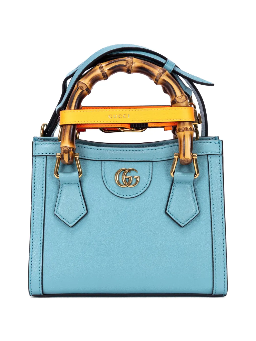 Gucci Pre-Owned Diana Bamboo tote bag - Blu