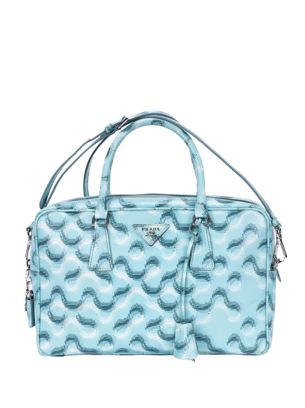Prada Pre-Owned Saffiano Bauletto handbag - Blu