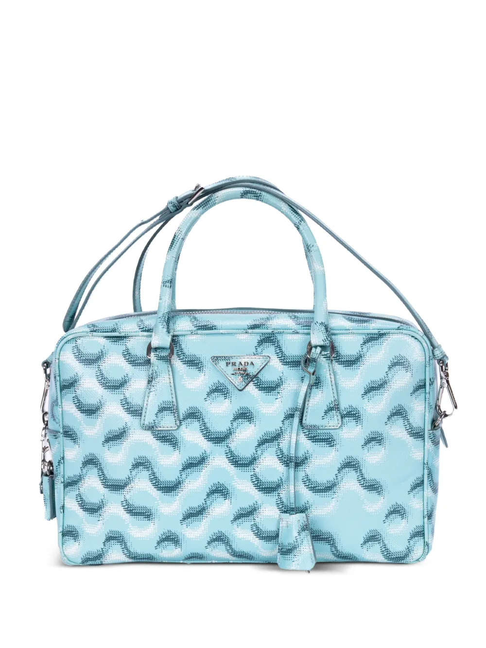 Prada Pre-Owned Saffiano Bauletto handbag - Blu