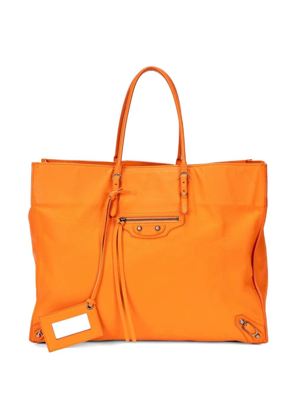 Balenciaga Pre-Owned Papier A4 tote bag - Arancione
