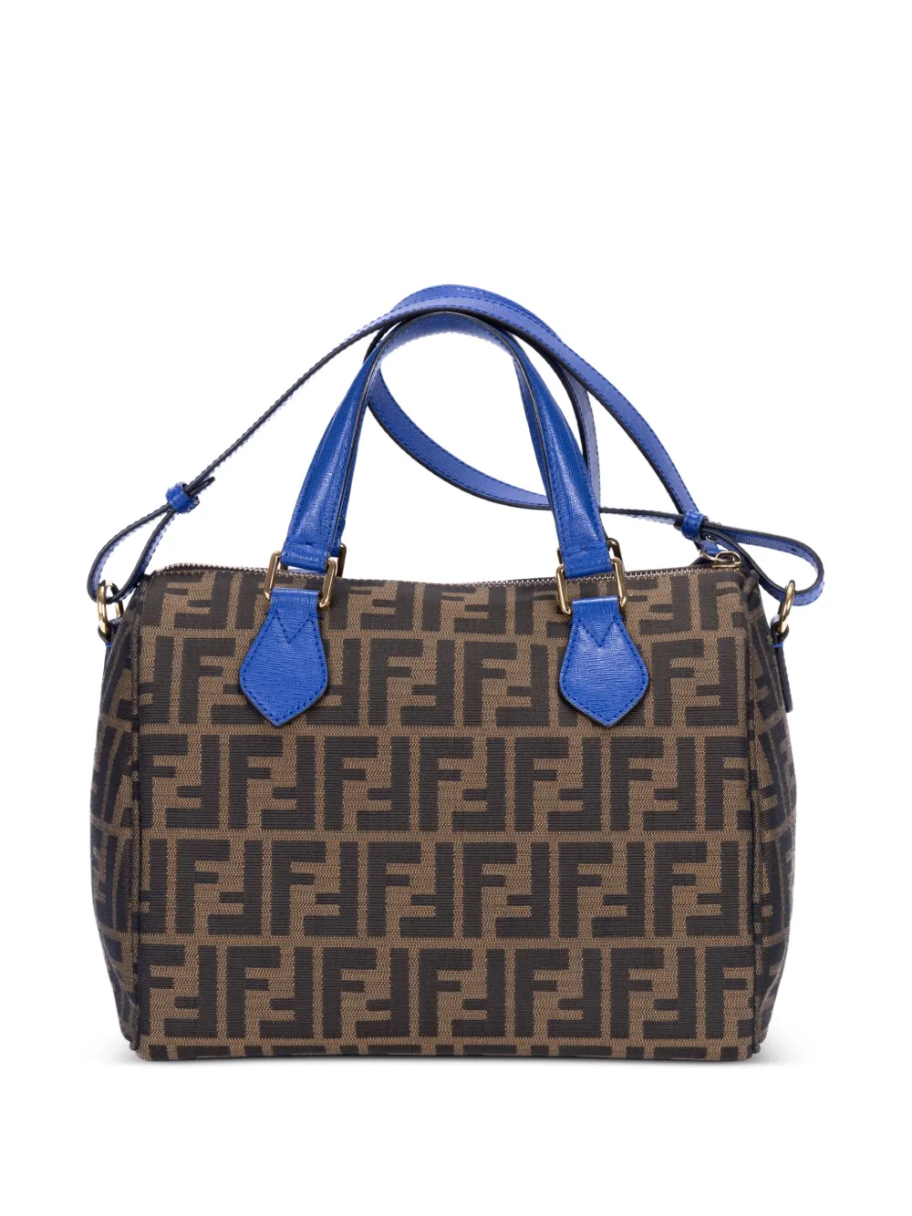 Fendi Pre-Owned Zucca Boston handbag - Marrone