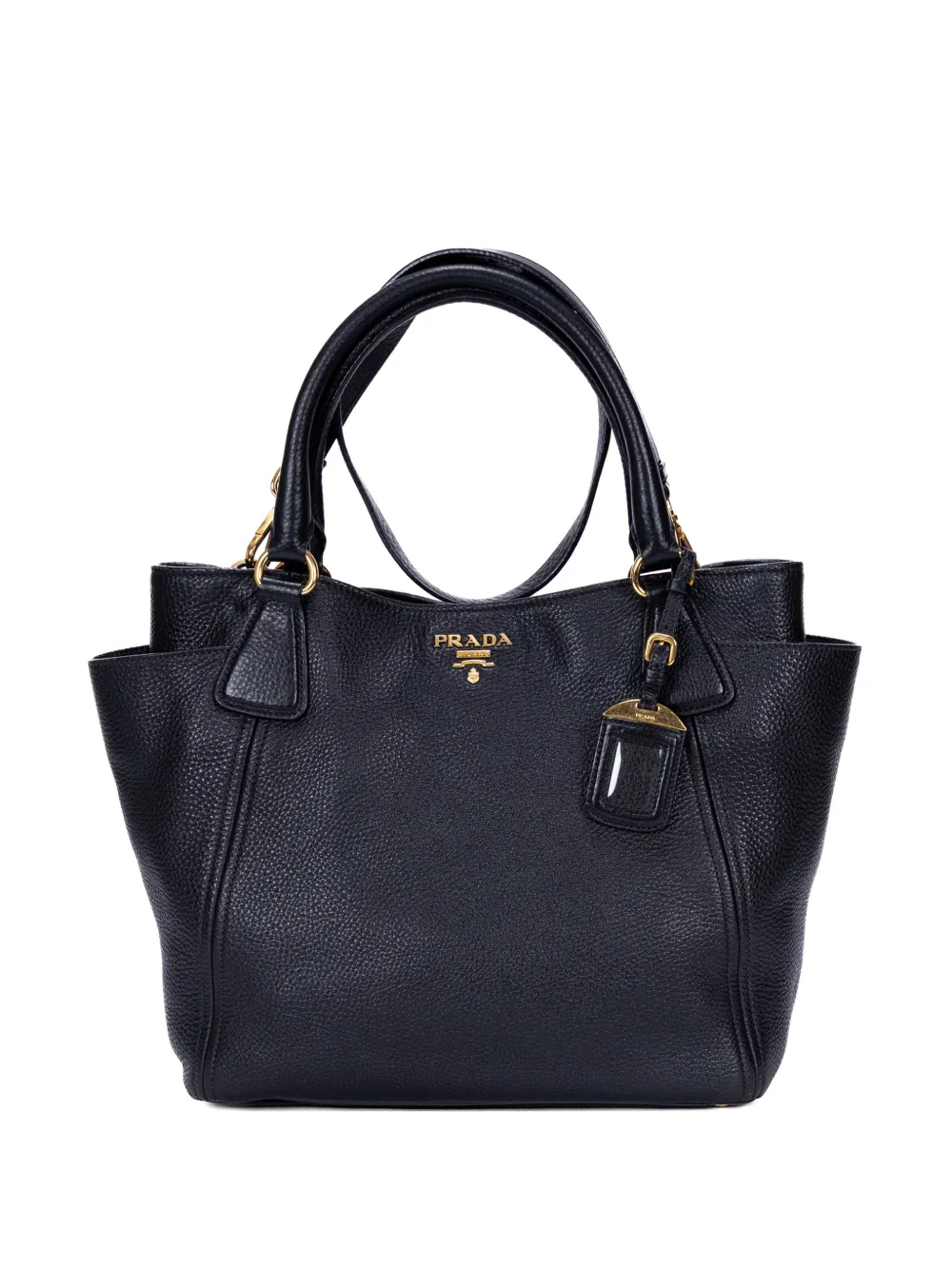 Prada Pre-Owned side-pocket tote bag - Nero