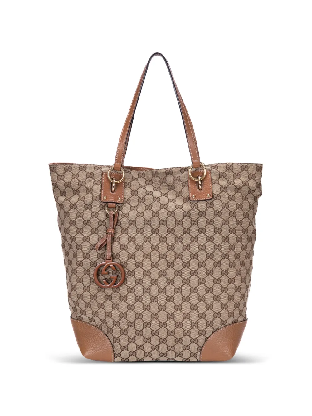 Gucci Pre-Owned GG Monogram Charm tote bag - Toni neutri
