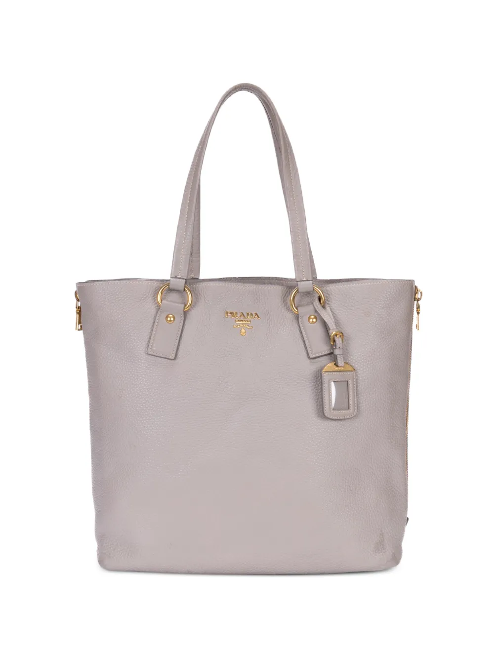 Prada Pre-Owned side zip tote bag - Grigio
