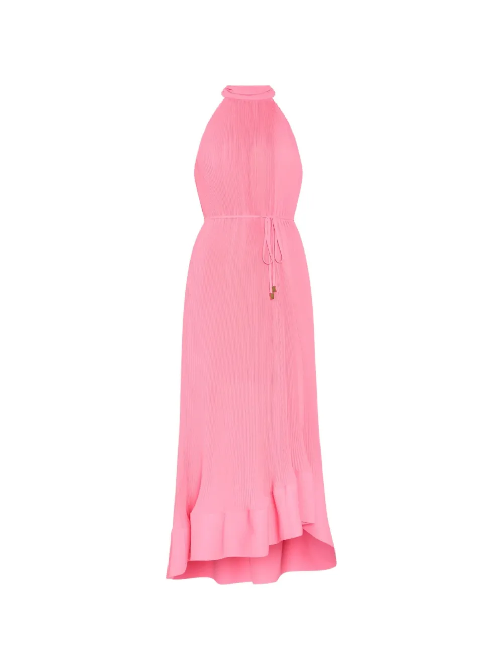 Milly Nalani pleated midi dress - Rosa