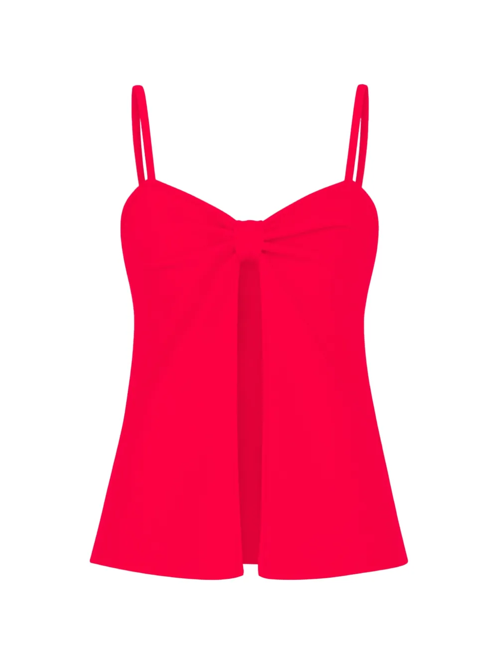 Cult Gaia Lennon bow-detail top - Rosso