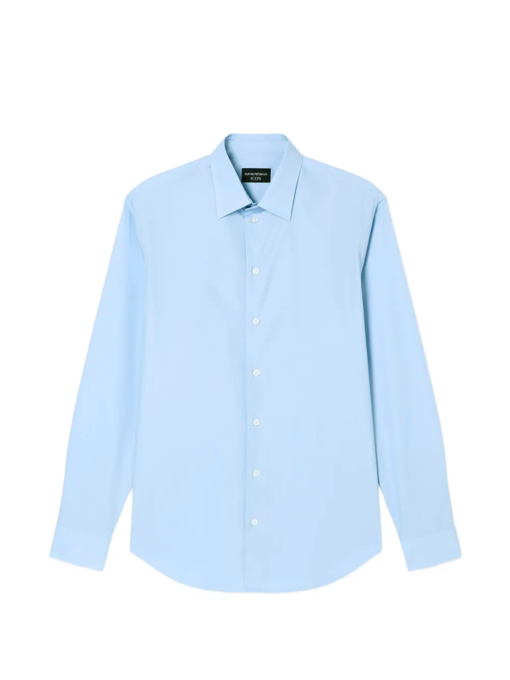Emporio Armani Icon classic-collar shirt - Blu