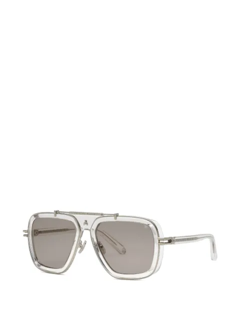 Philipp Plein gafas de sol con placa del logo