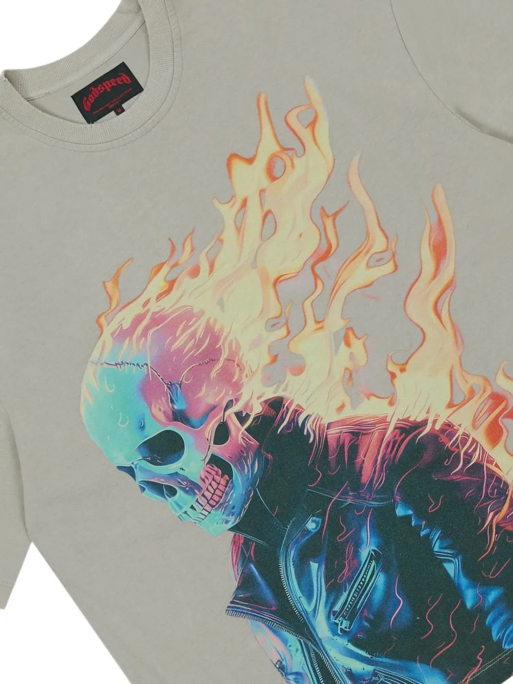GODSPEED Aura D'Inferno T-shirt met print Grijs