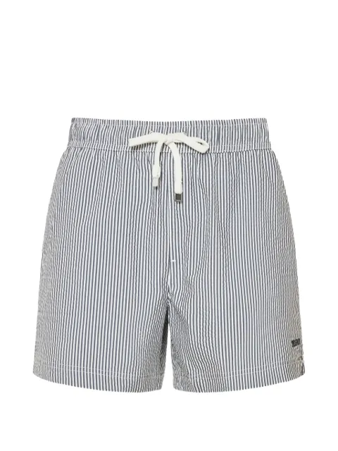 Zegna striped swim shorts