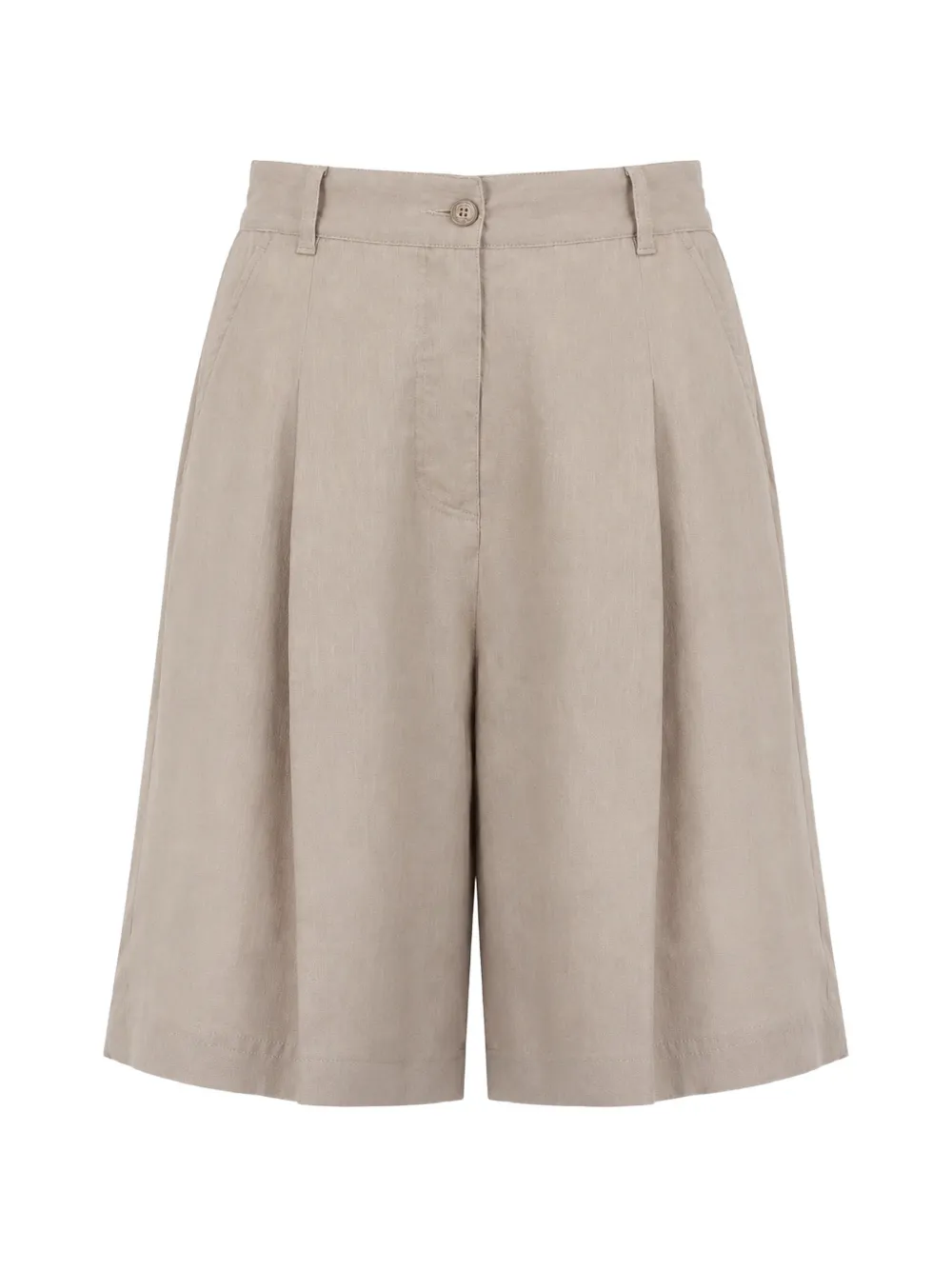 Moorer pleated Ivana-J-Glx shorts - Nude