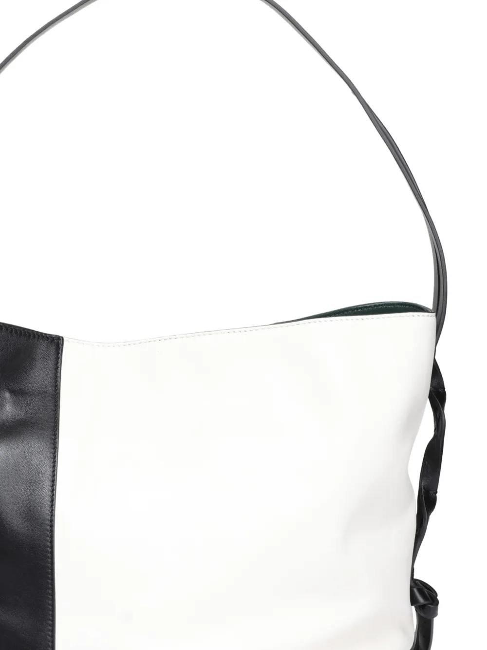 Marni Pod 2.0 kleine bucket-tas met colourblocking Wit