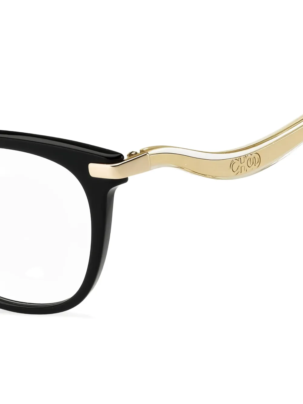 Jimmy Choo Eyewear Bril met cat-eye montuur Zwart