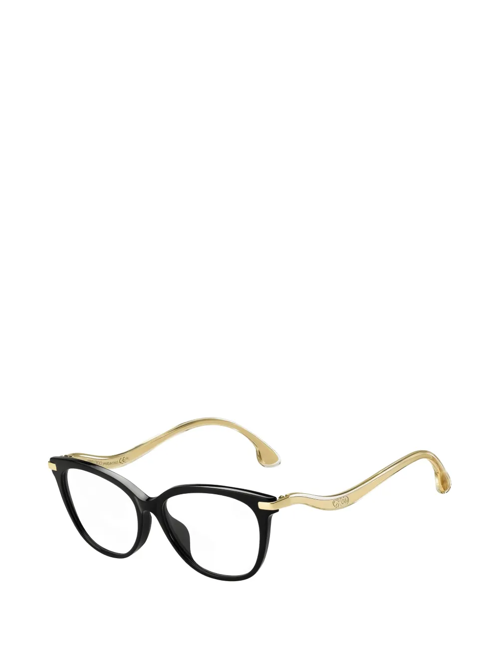 Jimmy Choo Eyewear Bril met cat-eye montuur Zwart