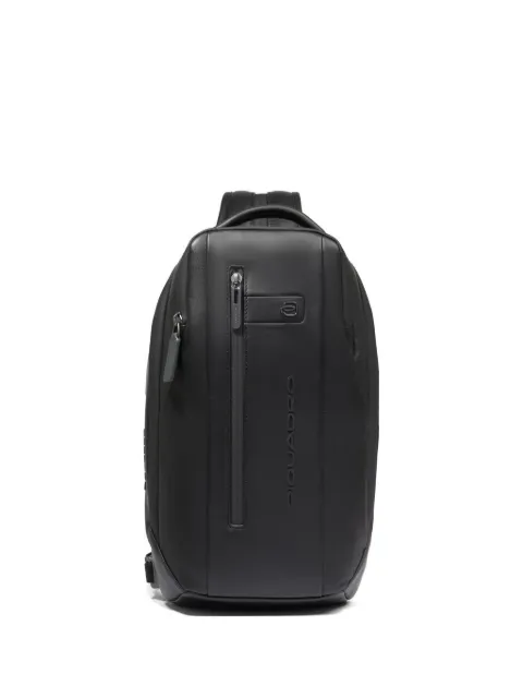 PIQUADRO leather convertible backpack