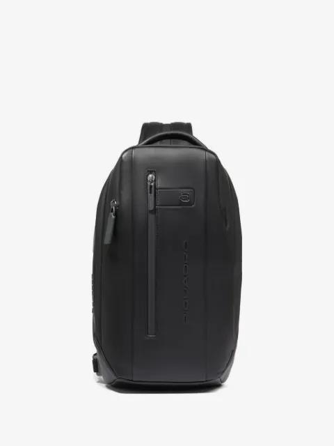 PIQUADRO leather convertible backpack