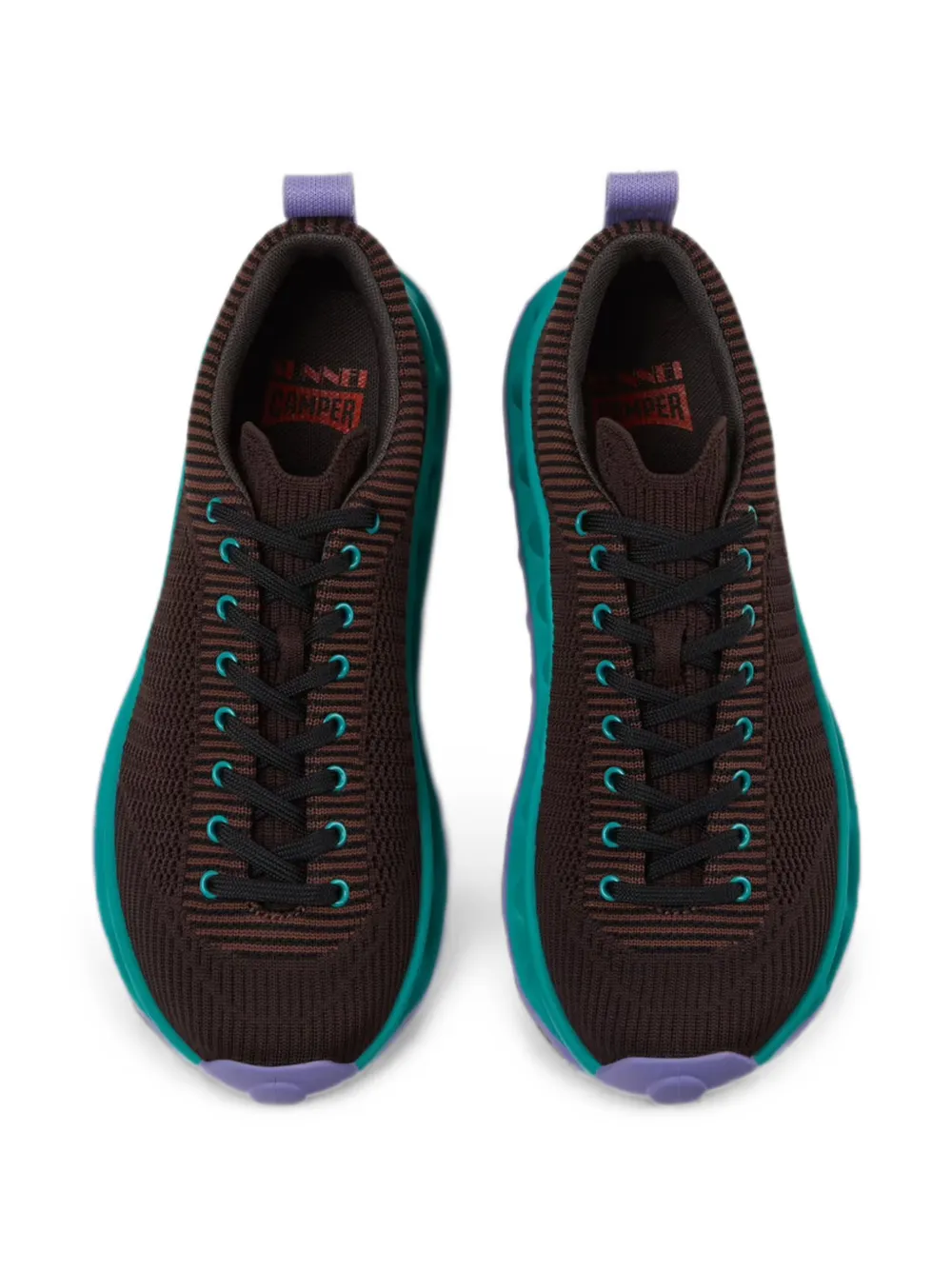 Camper x Sunnei Pelotissima knit sneakers Bruin