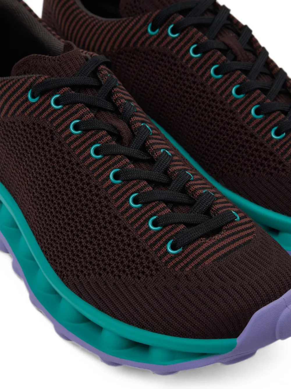 Camper x Sunnei Pelotissima knit sneakers Bruin
