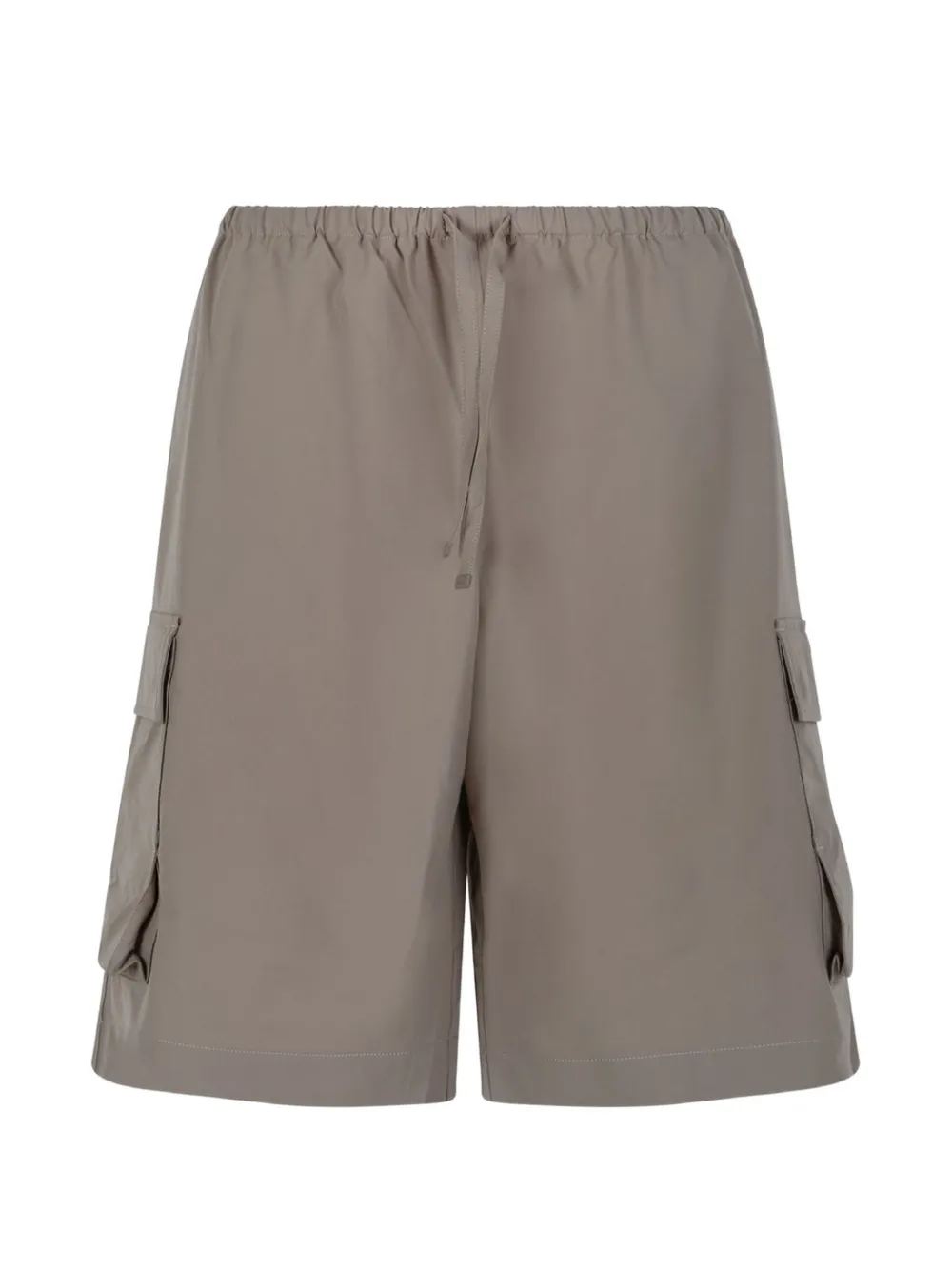 Herno elasticated-waist cargo shorts - Toni neutri