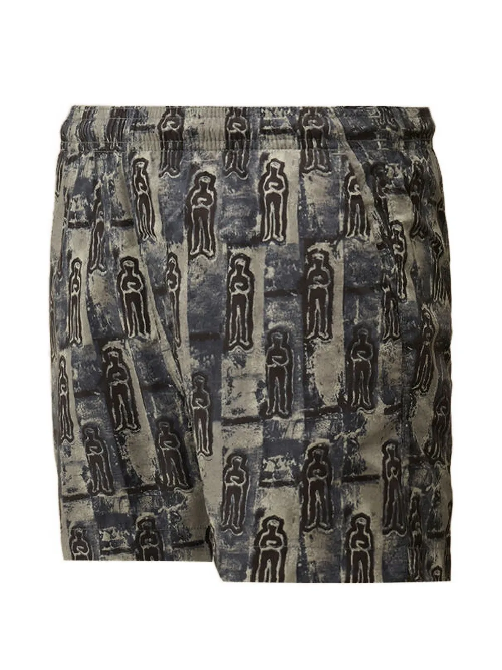 C.P. Company Kids U16 shorts met elastische tailleband en grafische print Blauw