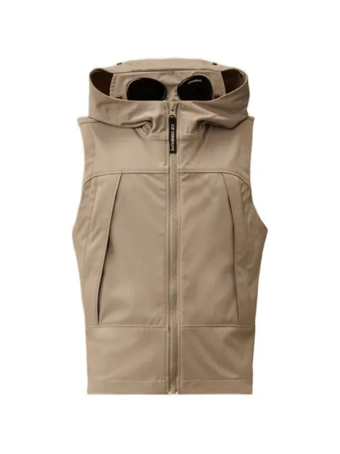 C.P. Company Kids Goggle-detail hooded jacket
