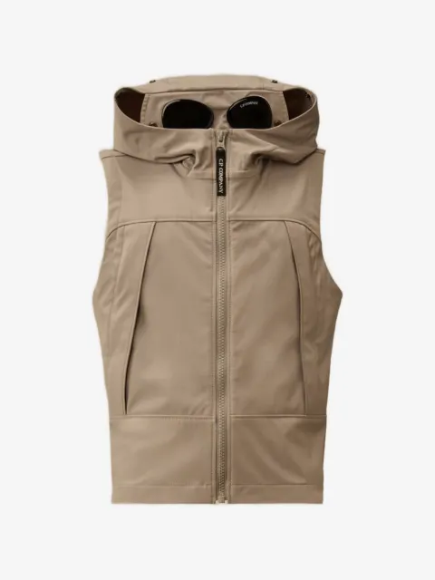 C.P. Company Kids Goggle-detail hooded jacket