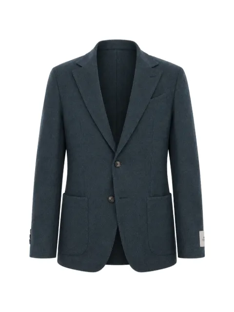 Corneliani single-breasted patch-pocket blazer