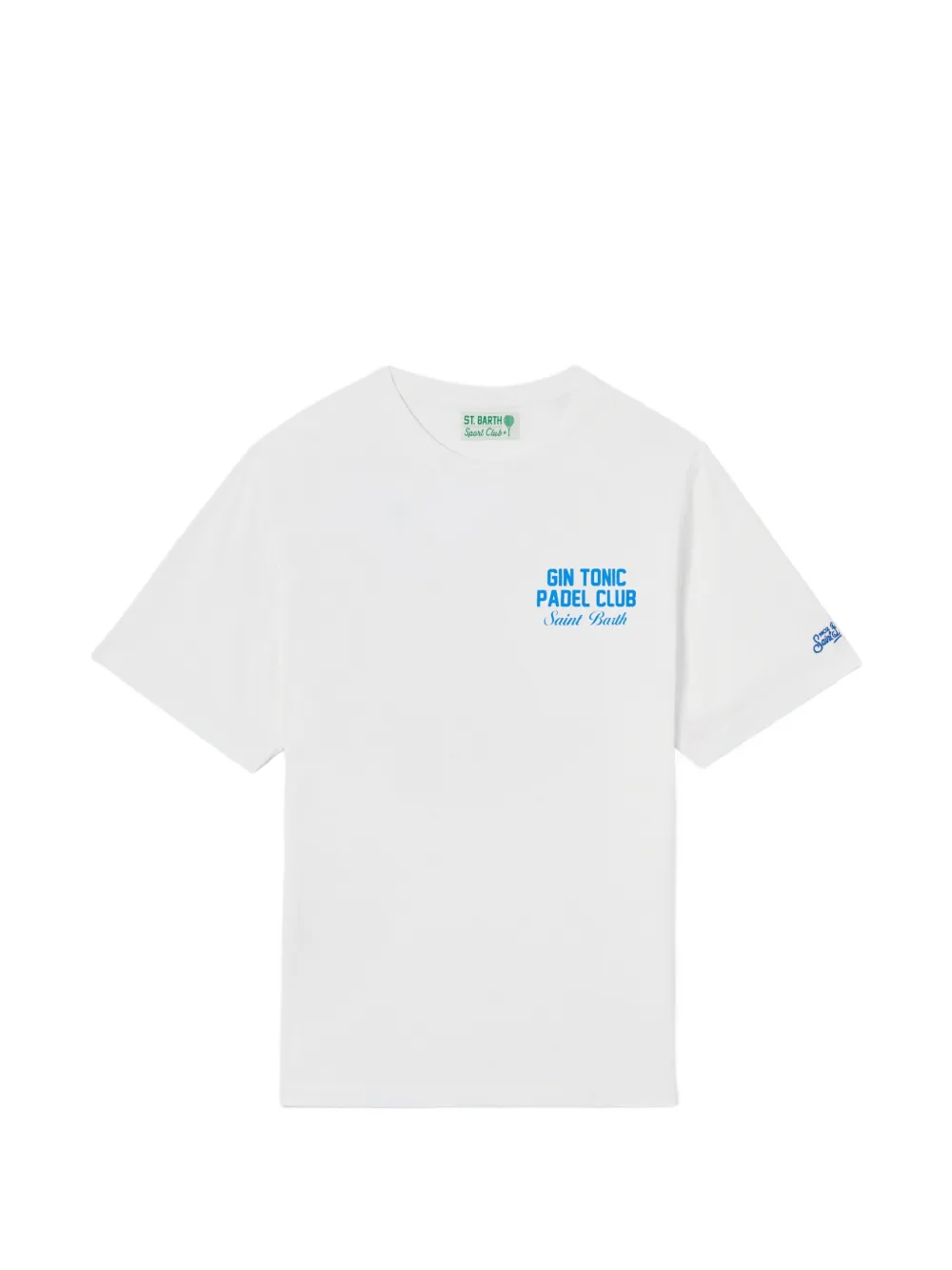 MC2 Saint Barth Portland T-shirt with Gin Tonic Padel Club print