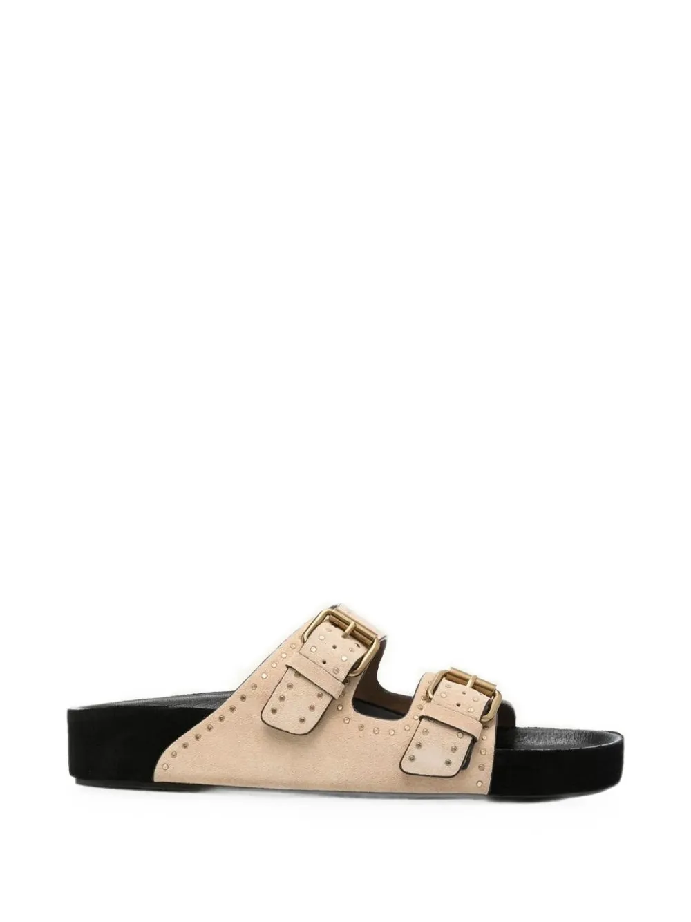 ISABEL MARANT Lennyo stud-embellished sandals - Nude