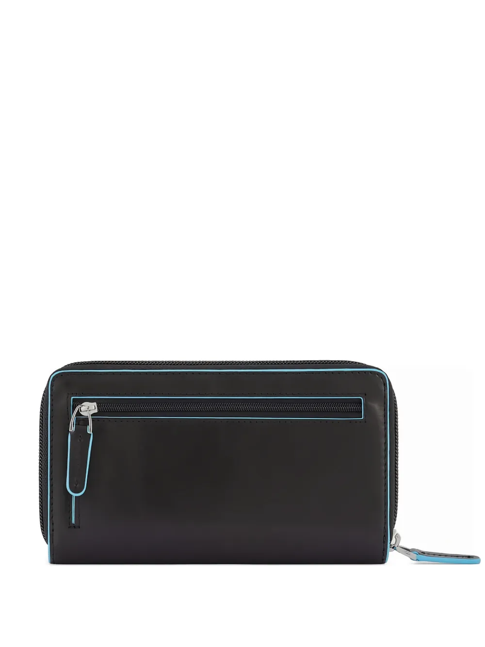 PIQUADRO Portafoglio bi-fold in pelle - Nero