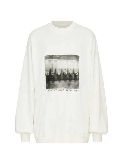 Rick Owens DRKSHDW Hun graphic-print crew-neck sweater