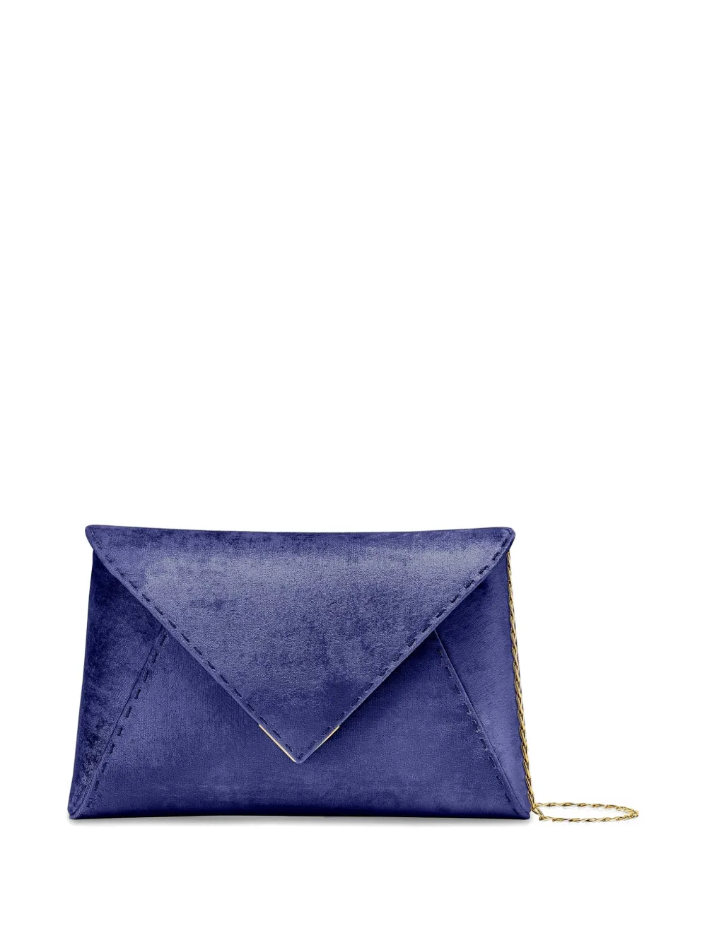 Tyler Ellis Grote Lee Pouchet envelop clutch Blauw