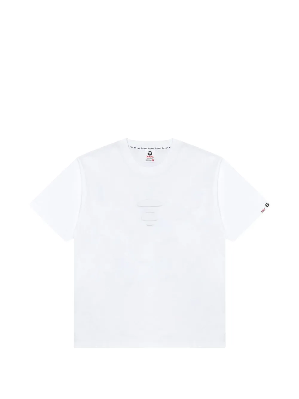 AAPE BY *A BATHING APE® embossed-logo Moonface T-shirt