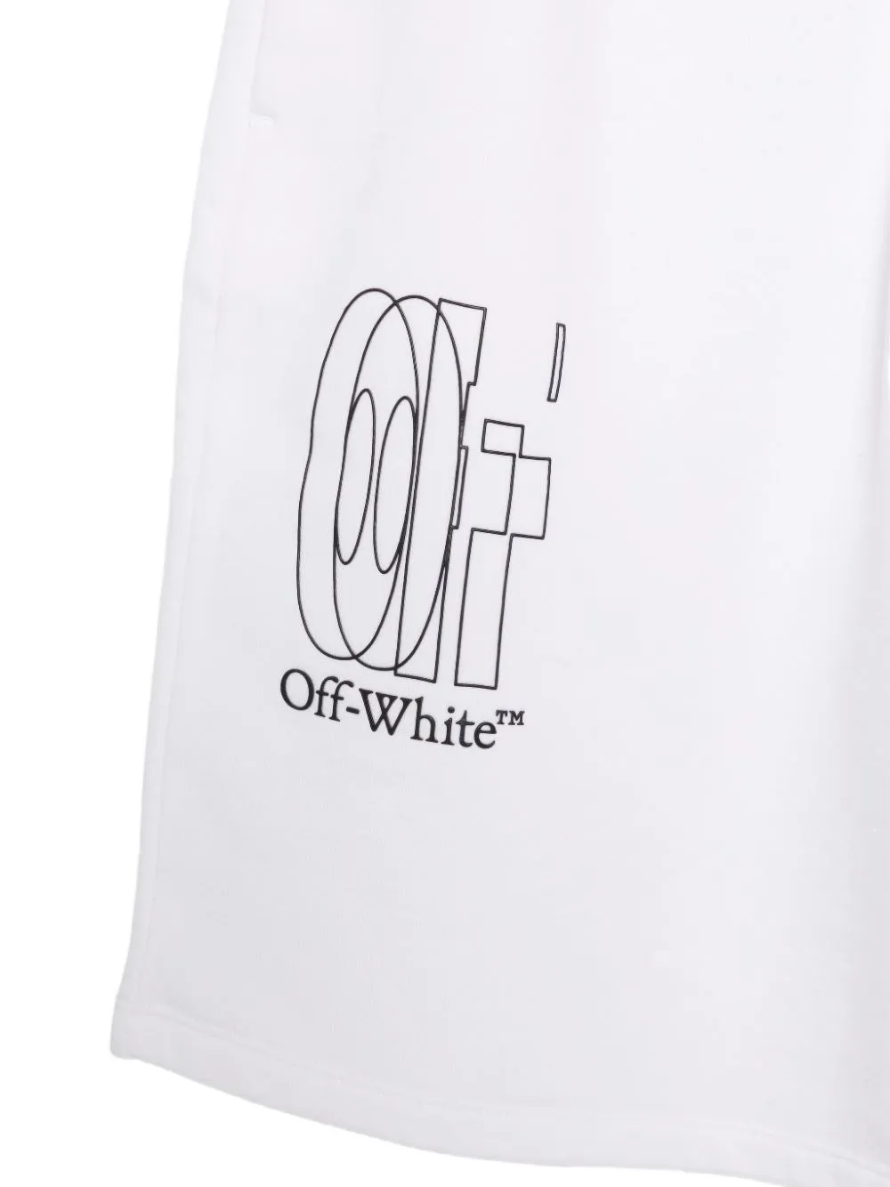 Off-White Shorts met Arrows-print en trekkoord Wit