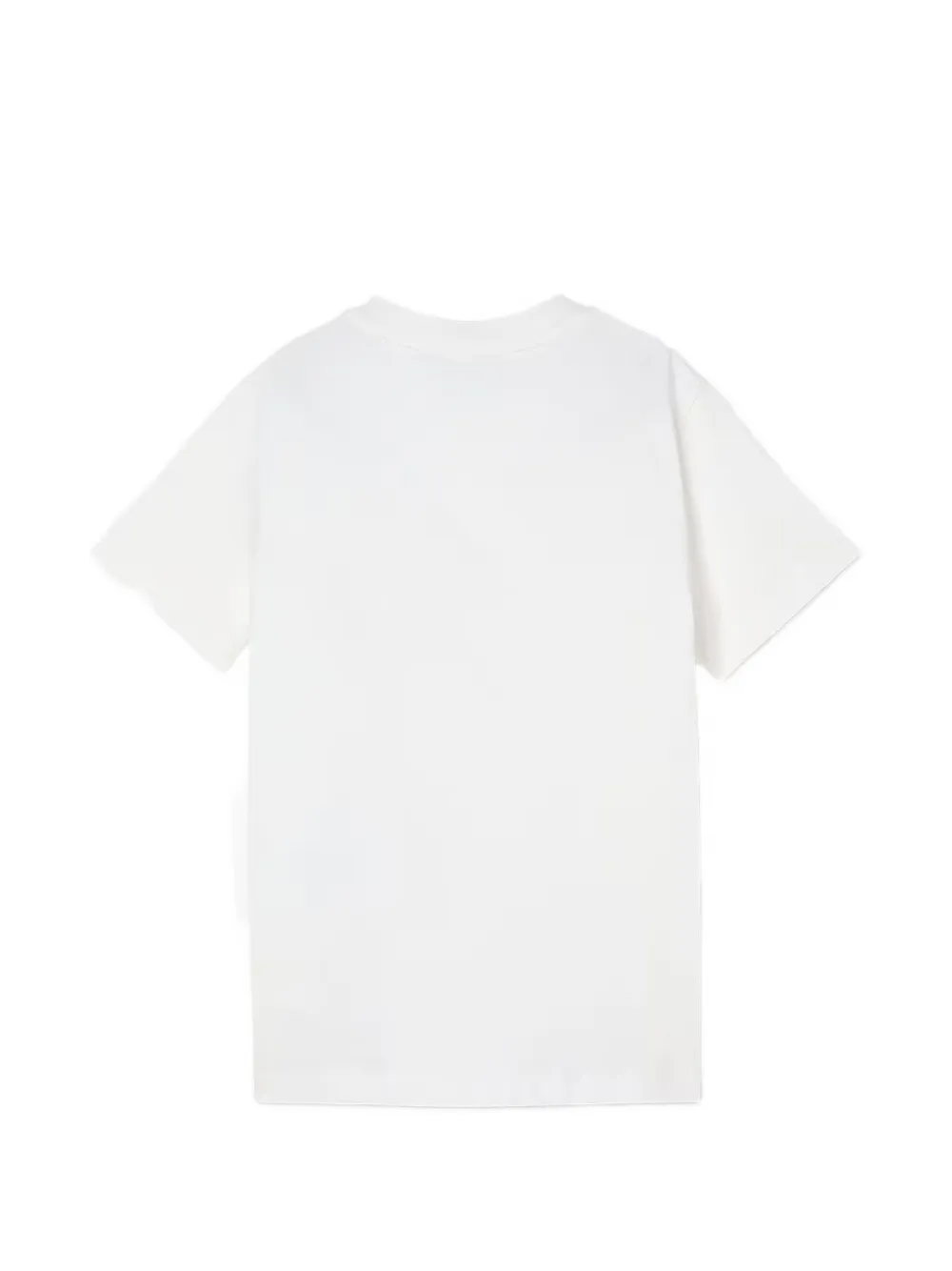 Fendi Kids T-shirt met geborduurd logo Wit
