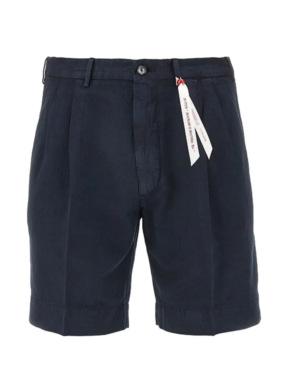 Santaniello pleated-front shorts - Blu