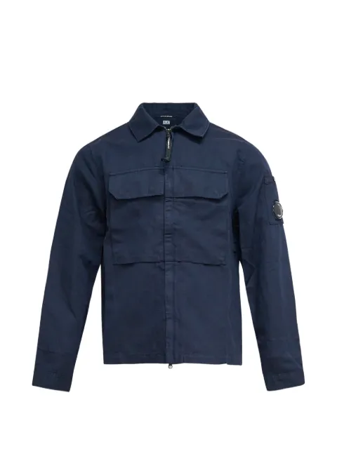 C.P. Company lens-detail zipped overshirt