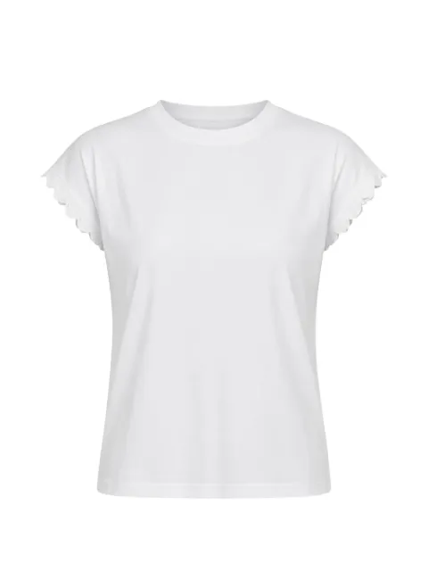 FRAME crochet-trim T-shirt
