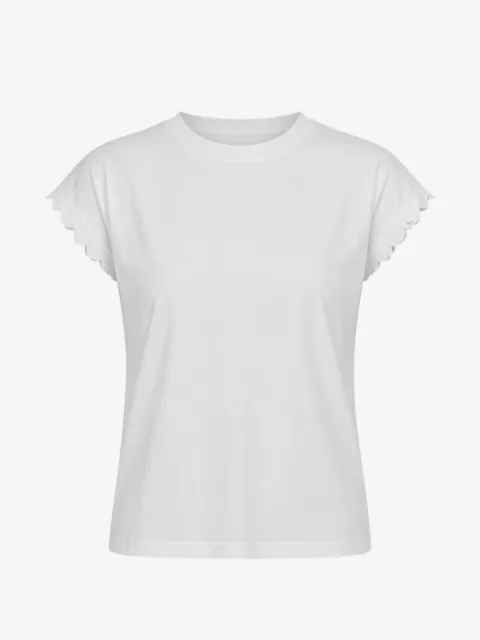 FRAME playera con ribete de crochet