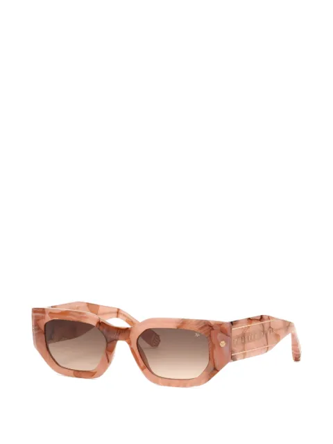 Philipp Plein gafas de sol con montura geométrica