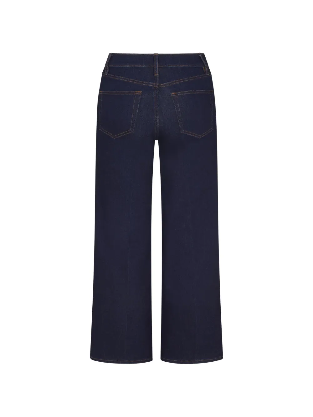 FRAME Jeans met wijde pijpen en opgestikte zak Blauw