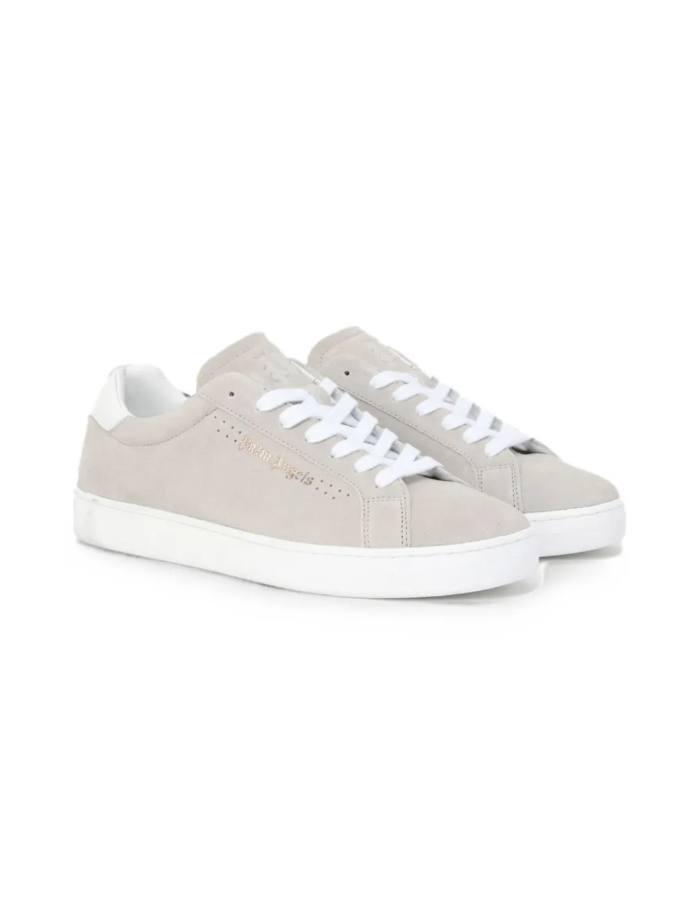 Palm Angels logo-print sneakers Beige