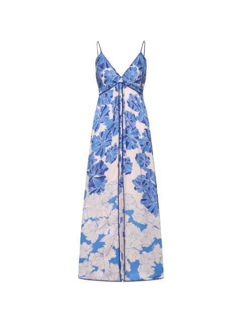Poupette St Barth Denise floral-print maxi dress
