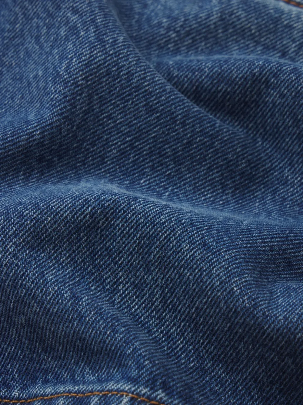  Frame Button-embellished Patch-pocket Shorts - Bleu 
