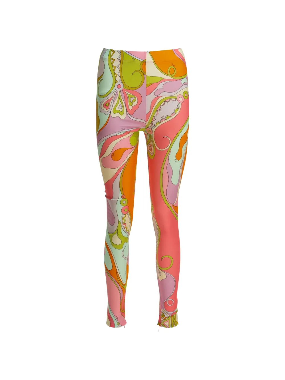 PUCCI Iride-print leggings - Orange