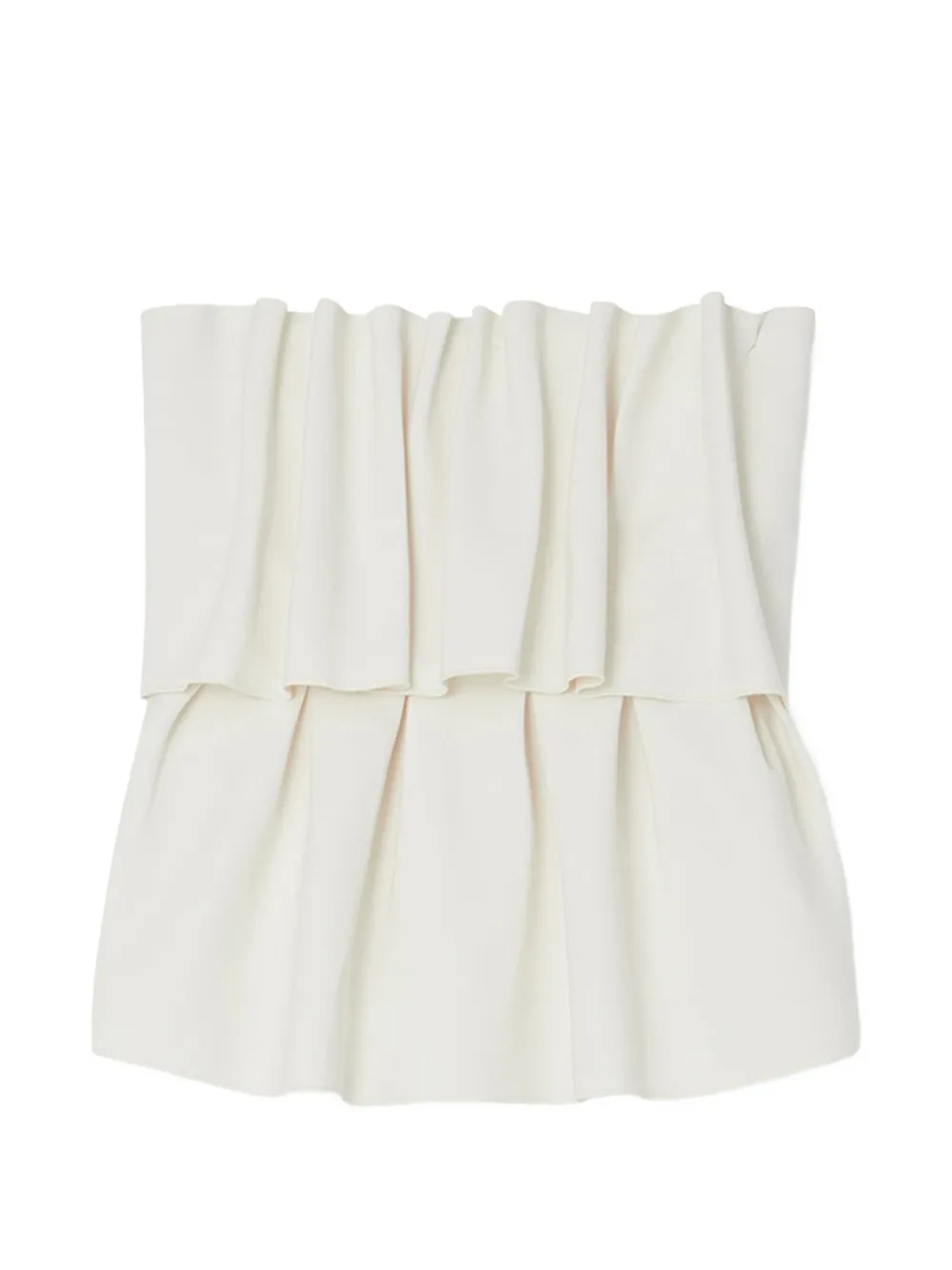 House Of Dagmar sculpted tiered top - Toni neutri