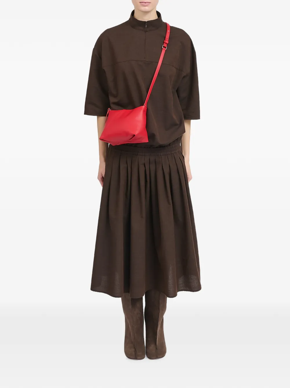 MM6 Maison Margiela Japanese schoudertas Rood